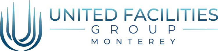 United Facilities Group Monterey logo with stylized U and text in blue.